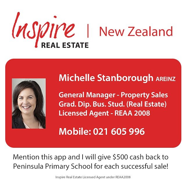 Michelle Stanborough - Inspire Real Estate Limited - Peninsula Primary School